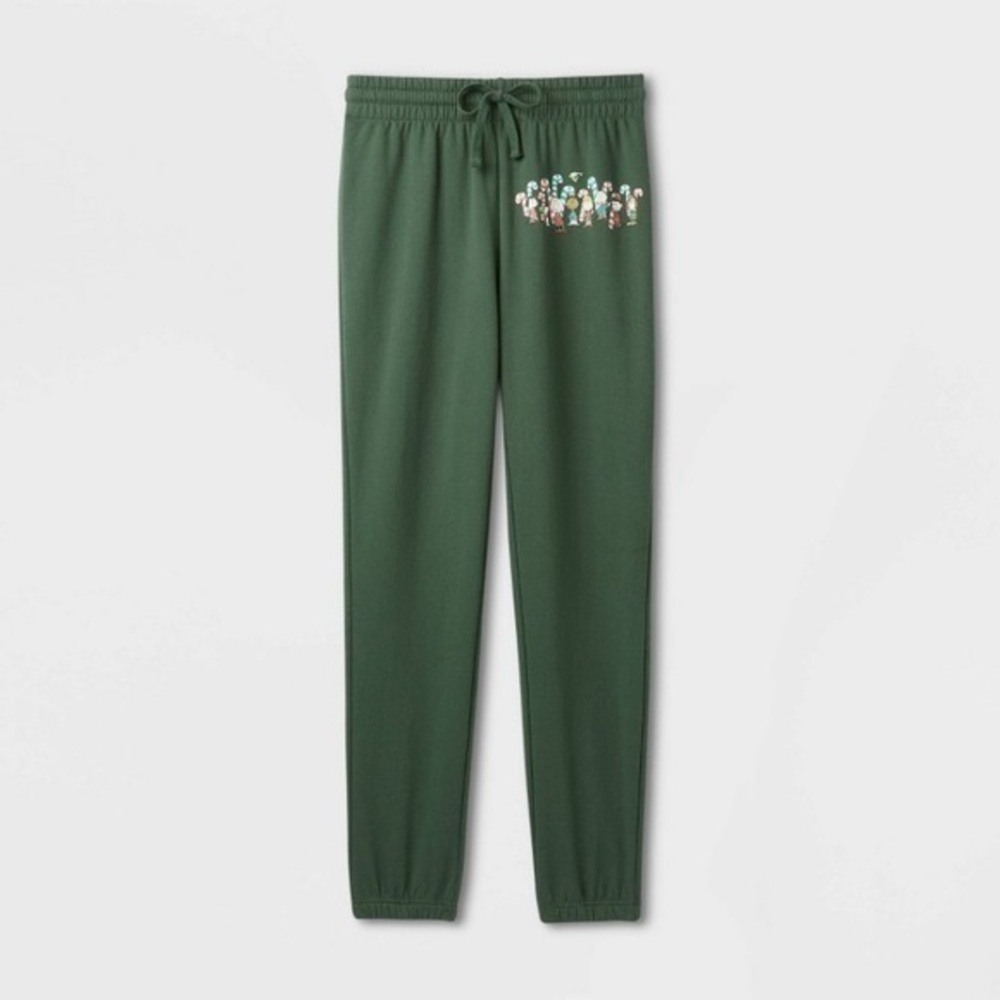 NWT. PEANUTS Snoopy Candy Cane Holiday Joggers